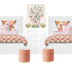 Prairie-White Duvet Cover