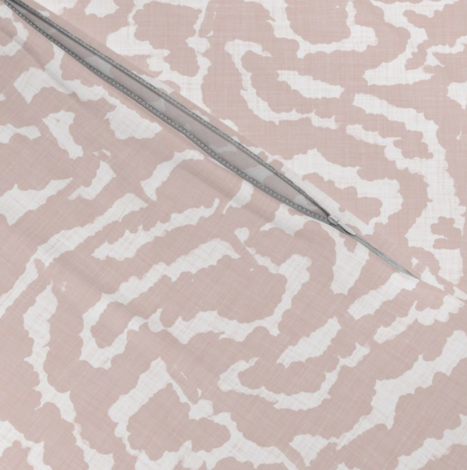 Country Roads Coral-Duvet Cover