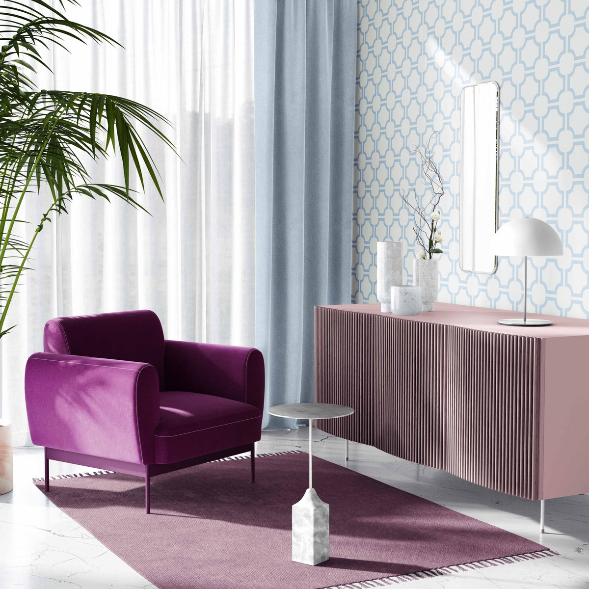 Don't Fence Me in - Blue