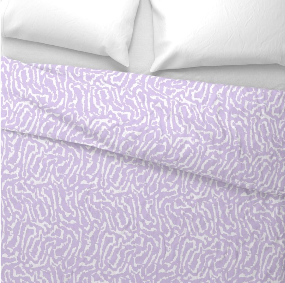 Country Roads Lavender-Duvet Cover