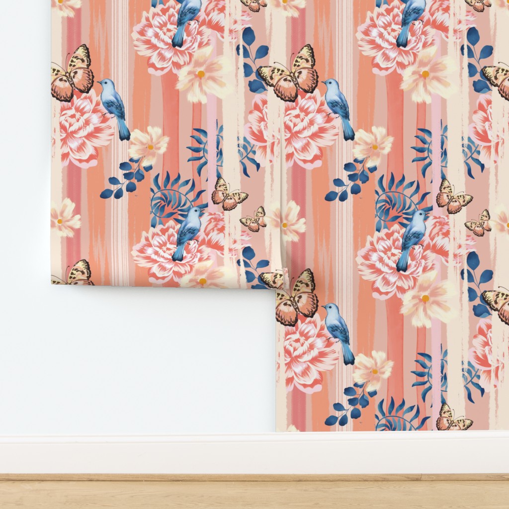 Flutter & Bloom Wallpaper - Bluebird