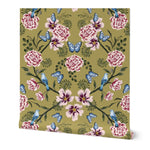 Floral Frenzy Wallpaper - Fern