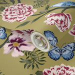 Floral Frenzy Wallpaper - Fern